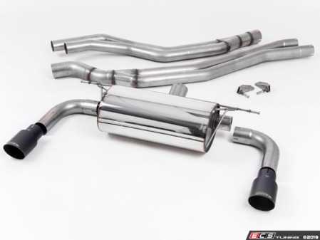 ES#4057694 - SSXBM1102 - Performance Street Cat Back - Black Tips - Motorsport pedigree. Superior quality. Excellent sound. Milltek Street cat-back exhaust for enhanced performance. - Milltek Sport - BMW
