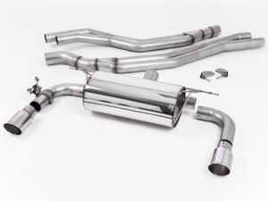 ES#4057696 - SSXBM1101 - Performance Street Cat Back - Polished Tips - Motorsport pedigree. Superior quality. Excellent sound. Milltek Street cat-back exhaust for enhanced performance. - Milltek Sport - BMW