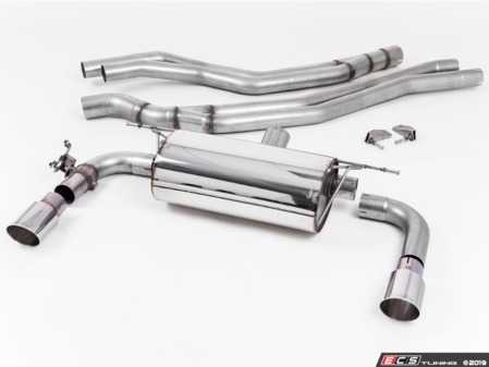 ES#4057682 - SSXBM1056 - Performance Race Cat Back - Polished Tips - Motorsport pedigree. Superior quality. Excellent sound. Milltek Race cat-back exhaust for enhanced performance. - Milltek Sport - BMW