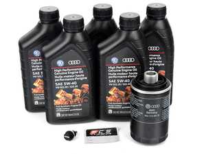 ES#2550935 - TSI20TBSECS -  Oil Service Kit - With Magnetic Drain Plug - Includes Genuine oil, filter, and ECS magnetic drain plug - Assembled By ECS - Volkswagen