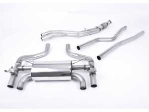 ES#3183437 - SSXBM1036 - Performance Street Cat Back - Burnt Titanium Tips - Motorsport pedigree. Superior quality. Excellent sound. Milltek Sport cat-back exhaust for enhanced performance. - Milltek Sport - BMW