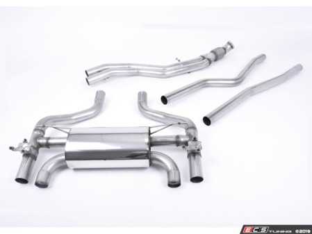 ES#3183437 - SSXBM1036 - Performance Street Cat Back - Burnt Titanium Tips - Motorsport pedigree. Superior quality. Excellent sound. Milltek Sport cat-back exhaust for enhanced performance. - Milltek Sport - BMW