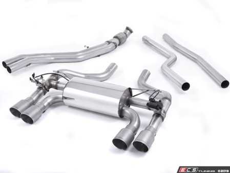 ES#3183439 - SSXBM1035 - Performance Street Cat Back - Titanium Tips - Motorsport pedigree. Superior quality. Excellent sound. Milltek Sport cat-back exhaust for enhanced performance. - Milltek Sport - BMW