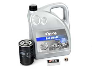 ES#3142528 - MK64C3KKT - Oil Service Kit - Includes standard Mann oil filter and Vaico 5w-40 oil - Assembled By ECS - Volkswagen