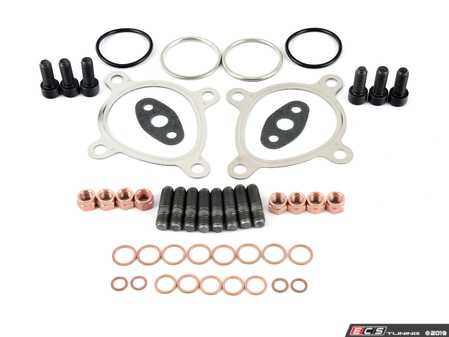 ES#4028229 - 034-145-B000 - Turbo Installation Hardware Kit  - Includes inlet sealing rings, outlet gaskets, M10 allen bolts, turbo outlet studs, oil drain gaskets, o-rings and copper sealing washers. - 034Motorsport - Audi