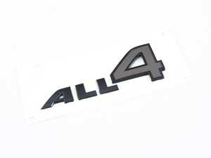 ES#3978897 - 51142470384 - Model Letting Emblem Black Line All 4 "Grey 4" - Priced Each - Located on each front door lower section and in the new "Black Line" version which is all gloss black - Genuine MINI - MINI
