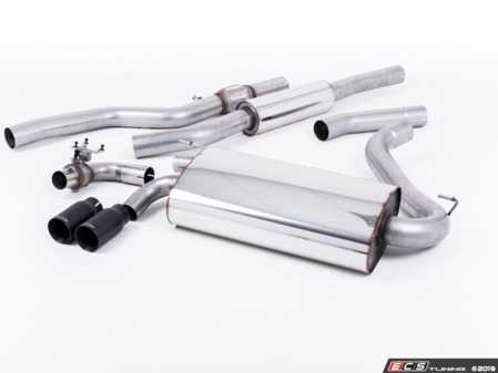 ES#2992872 - SSXBM1011 - Performance Street Cat Back - Black Tips - Motorsport pedigree. Superior quality. Excellent sound. Milltek Street cat-back exhaust for enhanced performance. - Milltek Sport - BMW
