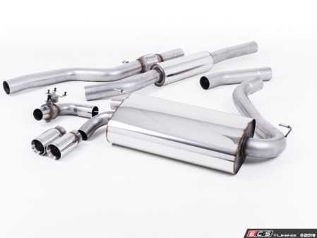 ES#2992869 - SSXBM1008 - Performance Street Cat Back - Polished Tips - Motorsport pedigree. Superior quality. Excellent sound. Milltek Street cat-back exhaust for enhanced performance. - Milltek Sport - BMW