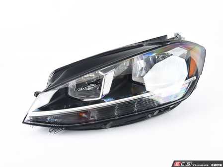 ES#3196284 - 5GM941005E - Halogen Headlight Assembly - Left - OEM replacement headlight - Genuine Volkswagen Audi - Volkswagen