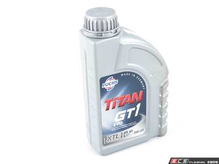 ES#3419953 - 0W20GT1EVO - TITAN GT1 Engine Oil (0w-20) - 1 Liter - Premium engine oil for passenger vehicles - Fuchs - BMW