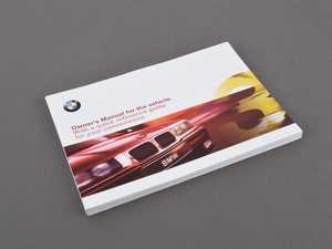 ES#13145 - 01419790377 - E36 Owners manual - 1998 Model year owners manual - Genuine BMW - BMW
