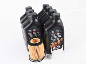 ES#2561277 - L12VOEM -  Genuine Oil Service Kit - Includes Genuine oil filter and Genuine 5w-40 oil - Genuine Volkswagen Audi - Audi Volkswagen