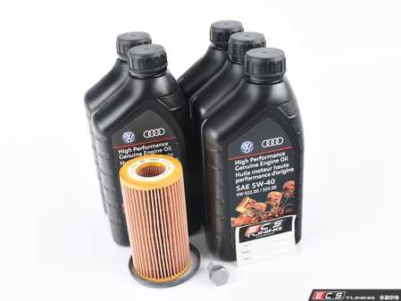 ES#2535415 - 06D115562KT - Oil Service Kit - Everything you need to perform an engine oil service - Genuine Volkswagen Audi - Audi