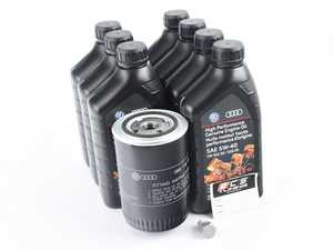 ES#2532295 - 078115561JKT - Oil Service Kit - Everything you need to perform an engine oil service - Genuine Volkswagen Audi - Audi
