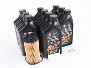 ES#2550933 - PTNV8OEM - Genuine Oil Service Kit - Featuring original Volkswagen oil, filter, and washer. - Genuine Volkswagen Audi - Volkswagen
