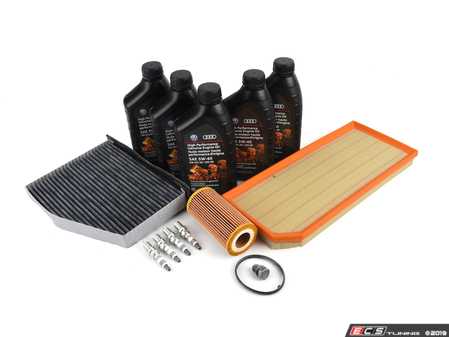 ES#2561199 - B6FSI40KOEM - Genuine 40K Service Kit - Featuring original Volkswagen oil and filter - Assembled By ECS - Volkswagen