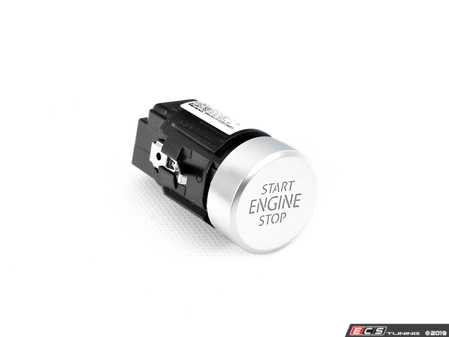 ES#2989237 - 561959839C3Q7 - Start/Stop Switch - Aluminum - For vehicles with push-button start - Genuine Volkswagen Audi - Volkswagen