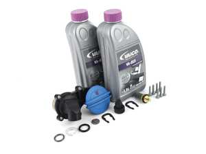 ES#3660706 - 8k0129669ktKT - Cooling System Refresh Kit  - Replace your thermostat, temp sensor and expansion tank with one kit! - Assembled By ECS - Audi