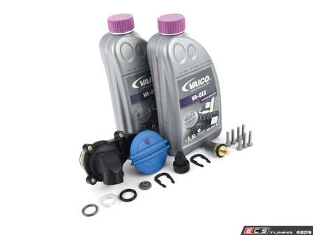 ES#3660706 - 8k0129669ktKT - Cooling System Refresh Kit  - Replace your thermostat, temp sensor and expansion tank with one kit! - Assembled By ECS - Audi