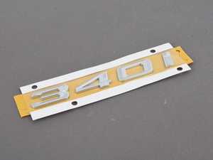 ES#2994385 - 51147423788 - Emblem - "340i" for Trunk Lid - Genuine BMW - BMW