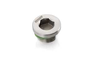 ES#4031285 - 027030TMS01 - Turner Titanium Magnetic Differential Drain Plug - M22x1.5  - Remove harmful metallic contaminants from imposing premature wear on your differential. Easily monitor the condition of your differential with every fluid change. 14mm Hex Socket Head. - Turner Motorsport - BMW MINI