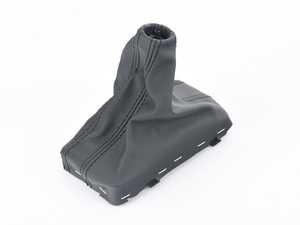 ES#393715 - 4F1713118A73G - Shifter Boot - pearl Nappa Leather - soul (black) - Replace your torn or worn out shift boot - Genuine Volkswagen Audi - Audi