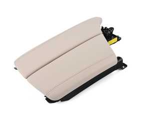 ES#2138360 - 51169216926 - Armrest Leather - Front Middle, Oyster - Genuine BMW - BMW
