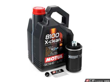 ES#2784765 - 20TPRMOILKT3 -  Oil Service Kit - With Magnetic Drain Plug - Includes Motul 5w-40 oil, filter, and ECS magnetic drain plug - Assembled By ECS - Volkswagen