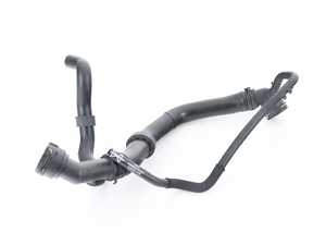 ES#3212379 - 5Q0122101FR - Radiator Hose - Upper - Connects upper radiator to the coupling piece, includes quick disconnect - Genuine Volkswagen Audi - Volkswagen
