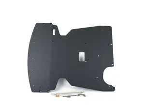 Turner Aluminum Skid Plate - Wrinkle Black - E9X RWD