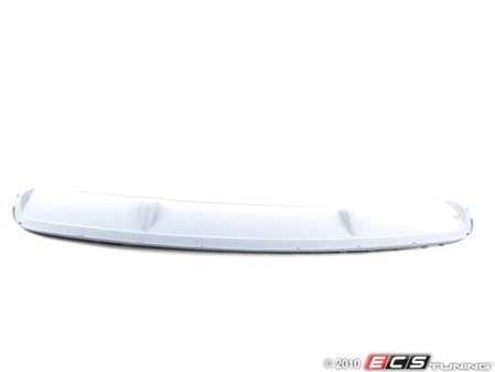 ES#450247 - 8K0071620A3Q7 - Rear Diffuser With Aluminum Strip - (NO LONGER AVAILABLE) - With single exit exhaust openings for dual tips - Genuine Volkswagen Audi - 