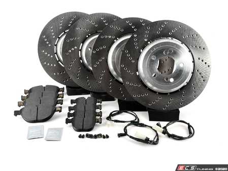 ES#4067013 - 34112282805KT15 - Front & Rear Brake Service Kit - Including Genuine rotors and hawk HPS 5.0 pads - Assembled By ECS - BMW