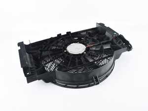 ES#2900272 - 64546921381 - Pusher Fan Assembly - Complete fan with assembly with housing and motor - Vemo - BMW