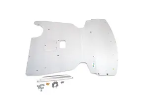Turner Aluminum Skid Plate - Milled Finish - E9X RWD