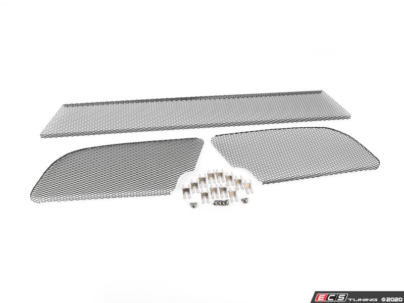 Race Car Radiator Protection Screen Rennline - E100121212 - Radiator Protection Grille Screens - Black