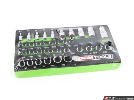 ES#3678264 - OEM23991 - 35 Piece Multi-Drive Star Socket Set - Complete set of Star sockets (torx) - OEM Tools - Audi BMW Mercedes Benz MINI Porsche