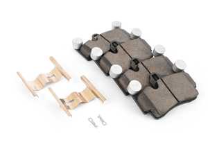 ES#3991124 - Z23-978 - Z23 Evolution Sport Rear Brake Pad Set - Carbon fiber infused low-dust ceramic brake pads with hardware - Power Stop - Audi Volkswagen Porsche