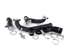 ES#3579784 - 024313ecs01-01KT - B9 S4/S5 Post Throttle Valve Charge Pipe Kit - Wrinkle Black - (NO LONGER AVAILABLE) - Ditch the plastic and increase air flow! - ECS - 