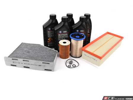 ES#2635425 - B7TDI40KKT3 - 40k Service Kit - Kit including oil and all the required filters to keep your TDI running efficiently - Genuine Volkswagen Audi - Volkswagen
