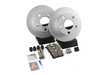 ES#1899336 - 8e0698016 - Rear Brake Service Kit - Includes Meyle Rotors & Akebono Pads - Assembled By ECS - Volkswagen