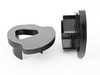 ES#4020005 - PFF5-122B - MINI Gen 1 Gearbox Mount Bushing Insert - Race - Stiffer bushings will allow smoother movement - Powerflex Black Series - MINI