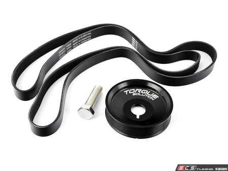 ES#4005116 - TS-POR-458AC - Torque Solution Underdrive Crank Pulley Kit - Smaller, lighter crank pulley for faster revs and increased throttle response - Torque Solution - Porsche