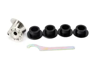 Black Series Adjustable Polyurethane Front Control Arm Bushings - Front Position
