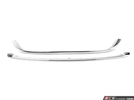 ES#4352158 - 51132751040KT3 - Upper & Lower Grille Trim Kit - Chrome S/JCW  - Replace your stone chipped chrome on your MINI, For Stock Cooper S and JCW Aero bumper - Bremmen Parts - MINI