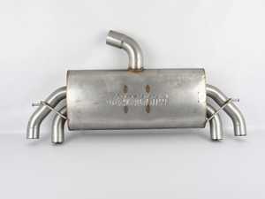 ES#3537745 - SSXVW426 - 3" Cat-Back Exhaust System - Non-Resonated - Get that Exhaust tone you've been looking for! Features 3" construction with quad polished oval tips. - Milltek Sport - Volkswagen