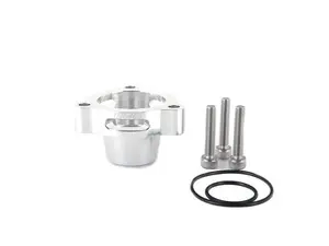 VW MK8 2.0T / Audi 3.0T Diverter Valve Spacer - Clear Anodized 