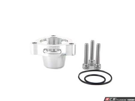 ES#4033242 - 028495ECS01 - VW MK8 2.0T / Audi 3.0T Diverter Valve Spacer - Clear Anodized  - Let your turbo blow off some air for an exhilarating driving experience! - ECS - Audi Volkswagen