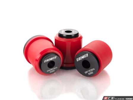 ES#4070805 - 026711ECS09 - E9X M3 Complete Performance Polyurethane Differential Bushing Set - 95A - OE BMW bushings are quite soft, and can also wear out rather quickly in just a matter of years. If you just picked up a used E9X M3, odds are your vehicle could benefit from differential bushing replacements. - ECS - BMW