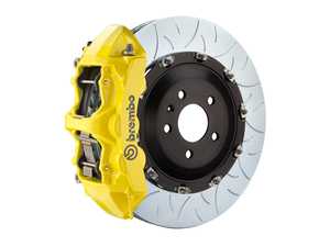 ES#2852816 - 1N3.9504A5 - 06-10 M5 (E60), 06-10 M6 (E63, E64), Front, Slotted Type-3, Yellow, 405x34 2-Piece - Brembo - BMW