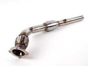 ES#6137 - CD100001 - Downpipe With High Flow Catalytic Converter - (NO LONGER AVAILABLE) - Fully polished 2.5" downpipe with high flow catalytic converter  - APR - 